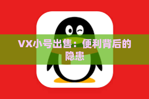 VX小号出售：便利背后的隐患