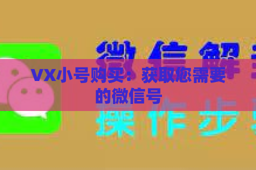 VX小号购买：获取您需要的微信号
