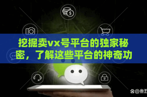 挖掘卖vx号平台的独家秘密，了解这些平台的神奇功能